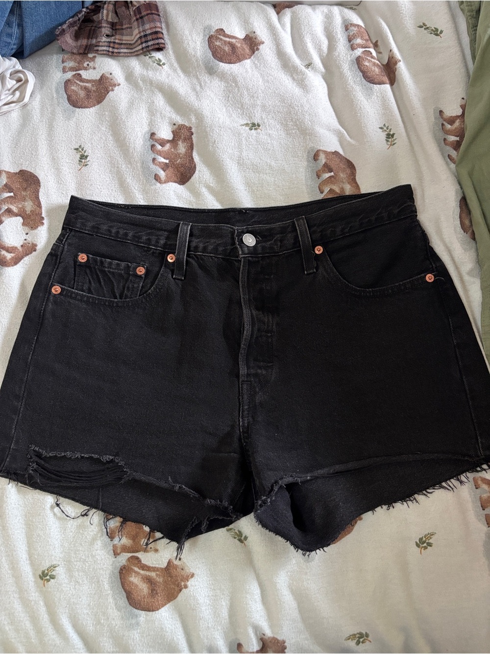 Levi’s Black Denim Shorts